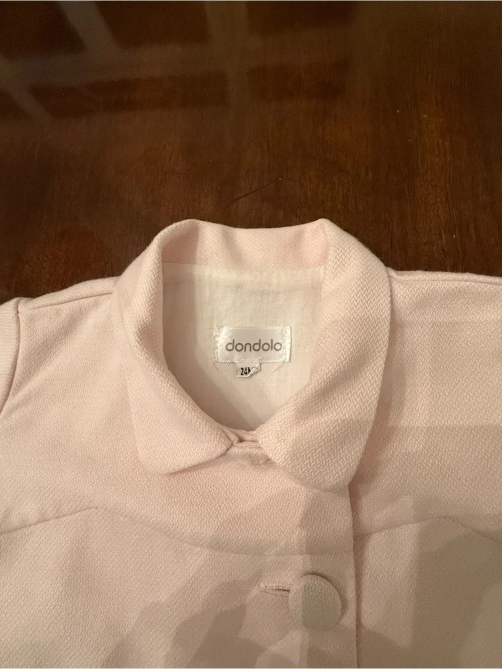 Excellent condition!! Pink  Coat for Girls - Classic Button Front